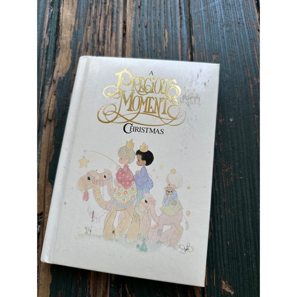 Vintage Precious Moments Christmas Hardcover Book Sam Butcher Illustrations